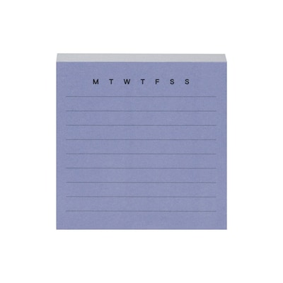 Noted by Post-it® Brand, Blue lined square Notes, 3 x 3, 100 Sheets/Pad, 1 Pad/Pack (NTD-33-BLU)