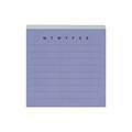 Noted by Post-it® Brand, Blue lined square Notes, 3 x 3, 100 Sheets/Pad, 1 Pad/Pack (NTD-33-BLU)