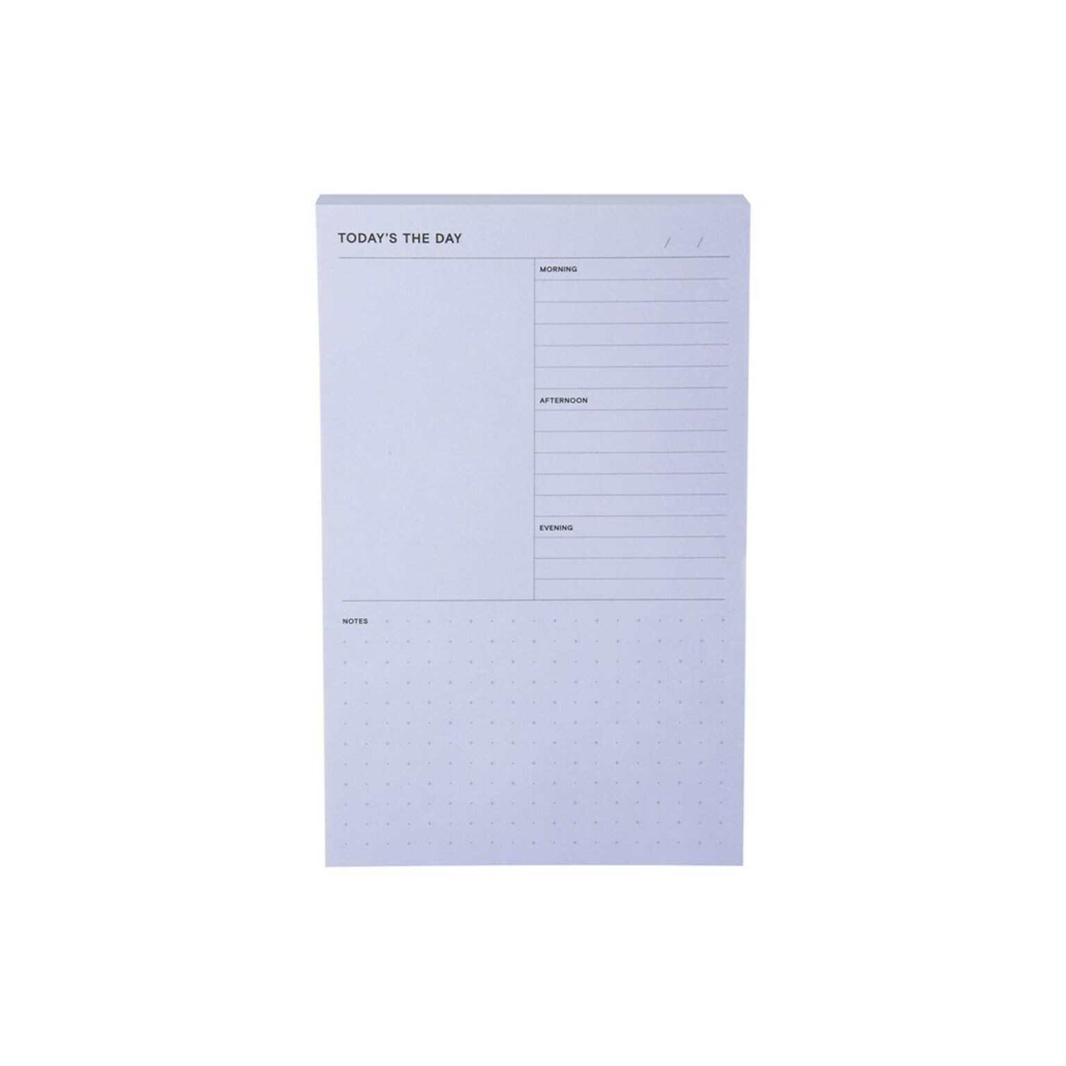 Noted by Post-it® Brand, Blue Daily Planner Pad, 4.9 x 7.7, 100 Sheets/Pad, 1 Pad/Pack (NTD-58-BLU)
