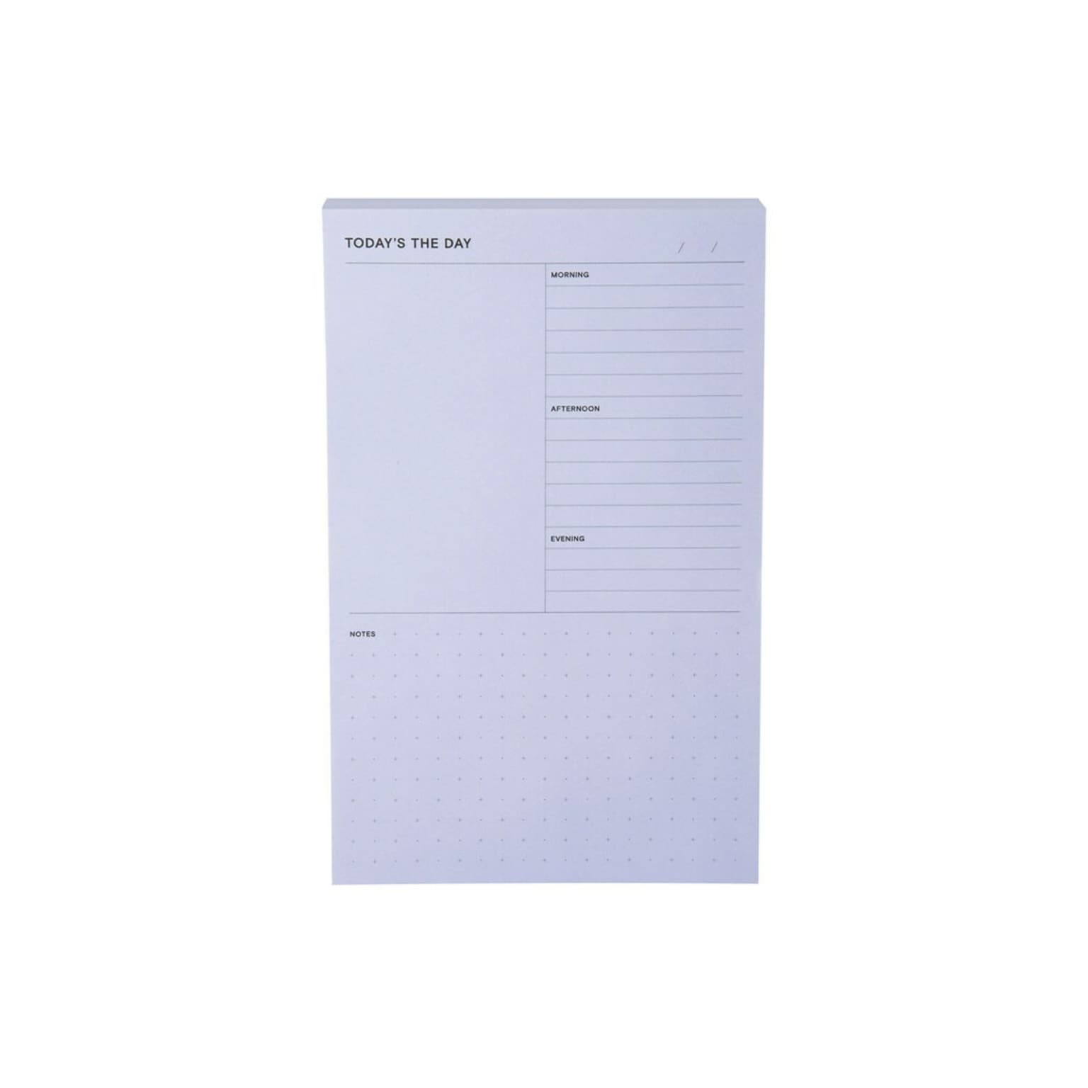 Noted by Post-it® Brand, Blue Daily Planner Pad, 4.9 x 7.7, 100 Sheets/Pad, 1 Pad/Pack (NTD-58-BLU)