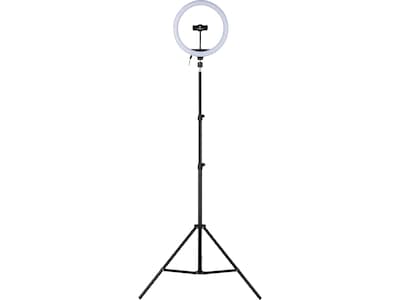 Volkano Insta Ring Light with Tripod for 6.3 Smartphone, Black (VK-6510-BK)