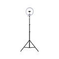 Volkano Insta Ring Light with Tripod for 6.3 Smartphone, Black (VK-6510-BK)