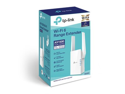 TP-LINK AX1500 RE505X 1500Mbps Wi-Fi Dual Band Range Extender