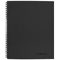 Cambridge 1-Subject Professional Notebooks, 8.5 x 11, Wide Ruled, 80 Sheets, Black (06064)