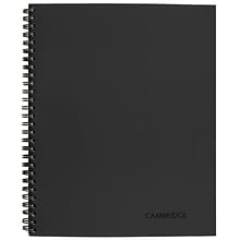Cambridge Limited Professional Notebook, 8.5 x 11, Wide Ruled, 80 Sheets, Black (06064)