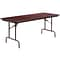 Flash Furniture Frankie Folding Table, 72 x 30, Mahogany (YT3072MELWAL)