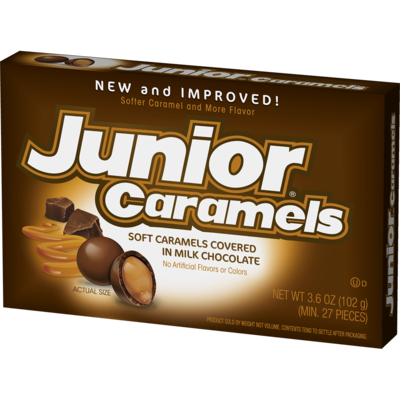 Junior Mints Caramels, 4 oz, 12/Box (209-00114)