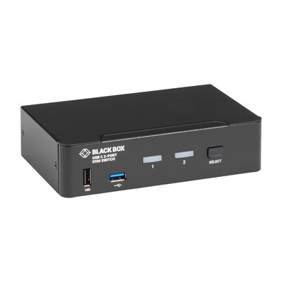 Black Box USB-C 4K KVM Switch, 2-Port (KVMC4K-2P)