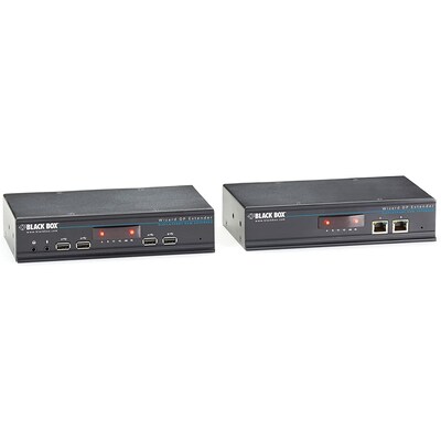 Black Box Wizard KVM Extender, Single or Dual-Head, DisplayPort, USB 2.0, Single-Access, CATx (ACU5800A)