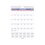 2022 AT-A-GLANCE 11 x 8 Wall Calendar, Small, White/Purple/Red (PM1-28-22)