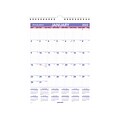 2022 AT-A-GLANCE 11 x 8 Wall Calendar, Small, White/Purple/Red (PM1-28-22)