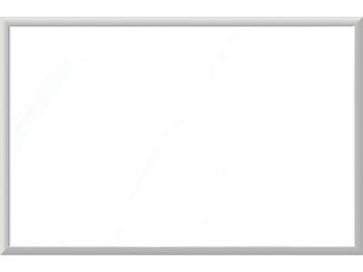 U Brands Dry-Erase Whiteboard, Aluminum Frame, 3' x 2' (694U00-04)