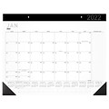 2022 AT-A-GLANCE 17 x 21.75 Desk Pad Calendar, Contemporary, Black/White (SK24X-00-22)