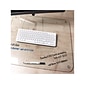Desktex Glaciermat Anti-Slip Glass Desk Pad, 19" x 24", Clear (FCDE1924G)