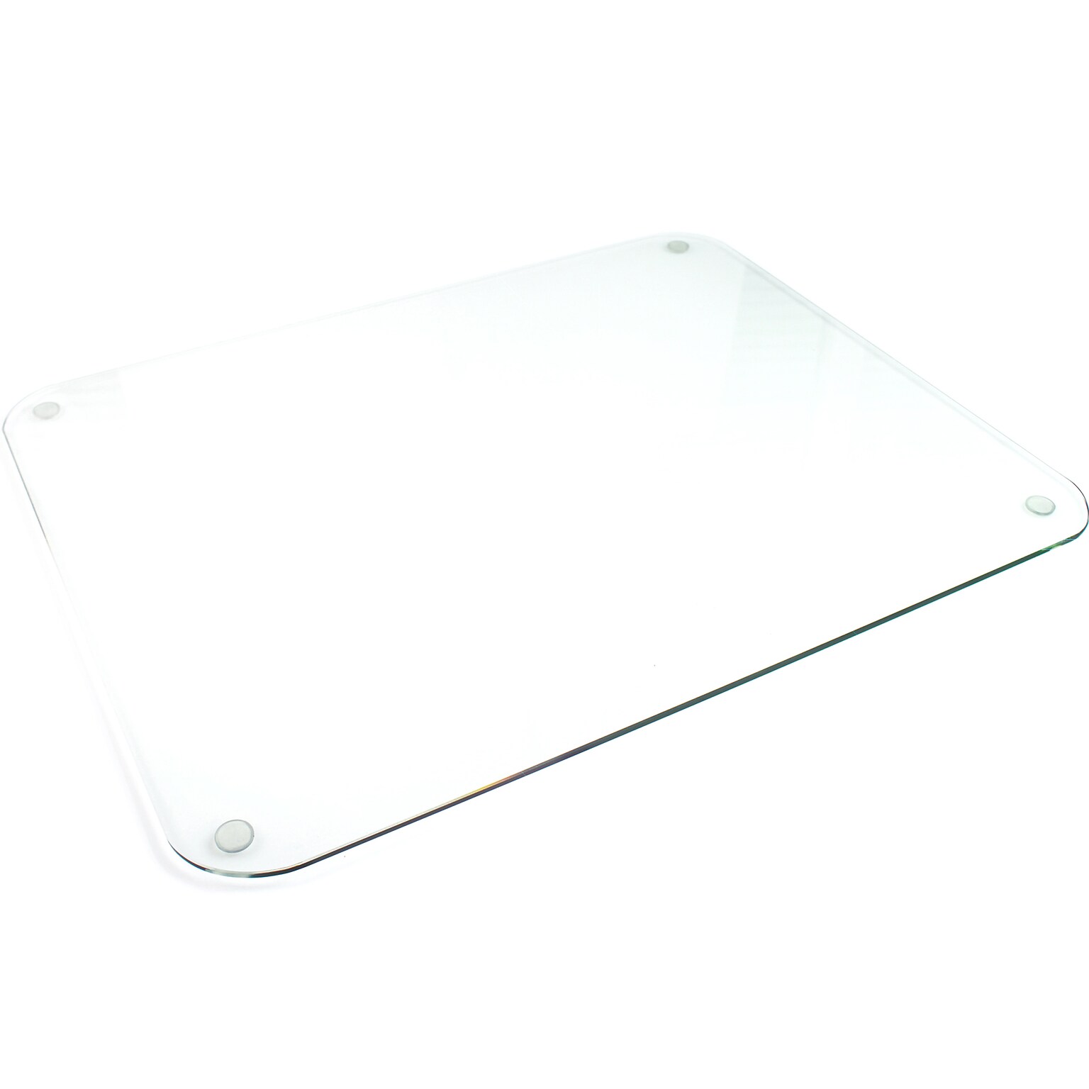 Floortex Glaciermat Glass Desk Pad, 36 x 20, Clear (FCDE2036G)