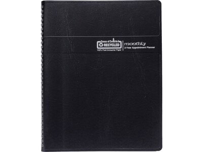 2022-2023 House of Doolittle 8.5 x 11 Monthly Appointment Planner,   Black (262092-22)