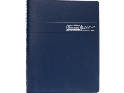 2022 House of Doolittle Professional 8.5 x 11 Weekly Planner, Blue (27207-22)