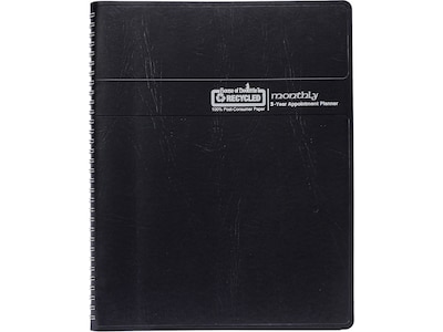 2022-2026 House of Doolittle 8.5 x 11 Monthly Appointment Planner,  Black (262502-22)