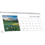 2022 House of Doolittle 4.5 x 8.5 Desk Calendar, Earthscapes Scenic, Multicolor (3649-22)