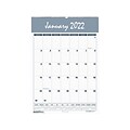 2022 House of Doolittle 17 x 12 Wall Calendar, Bar Harbor, Blue/Gray/White (332-22)