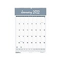 2022 House of Doolittle 22 x 15.5 Wall Calendar, Bar Harbor, White/Wedgewood Blue/Gray (333-22)