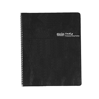 2022 House of Doolittle 8.5 x 11 Daily 8-Person Planner,  Black (28102-22)