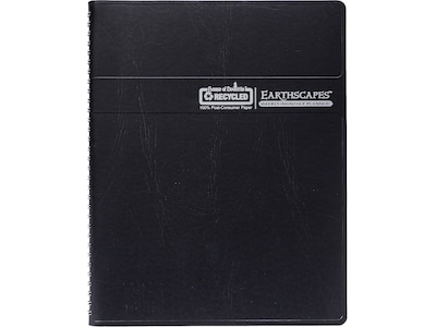 2022 House of Doolittle Earthscapes 8.5 x 11 Weekly & Monthly Planner, Black (27302-22)