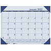 2022 House of Doolittle 17 x 22 Desk Pad Calendar, EcoTones, Blue (124-40-22)