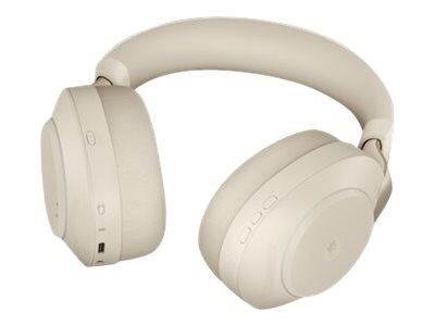 jabra Evolve2 85 MS Teams, Stereo Bluetooth Wireless Headset, USB-A, Beige (28599-999-998)