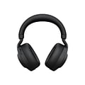 jabra Evolve2 85 MS Teams, Stereo Bluetooth Wireless Headset with Charging Stand, USB-A, Black (2859