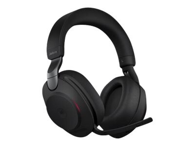 jabra Evolve2 85 MS Teams, Stereo Bluetooth Wireless Headset, USB-C, Black (28599-999-899)