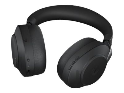 jabra Evolve2 85 MS Teams, Stereo Bluetooth Wireless Headset, USB-C, Black (28599-999-899)