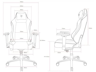 Arozzi Primo PU Ergonomic Racing Gaming Chair, Black/Gold (PRIMO-PU-GD)