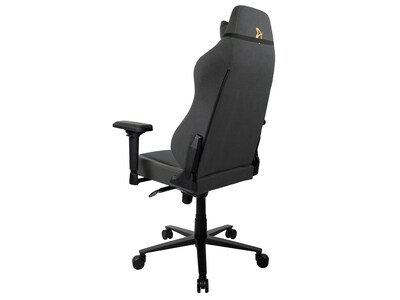 Arozzi Primo Woven Fabric Ergonomic Racing Gaming Chair, Black/Gold (PRIMO-WF-BKGD)