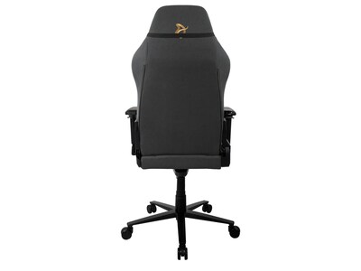 Arozzi Primo Woven Fabric Ergonomic Racing Gaming Chair, Black/Gold (PRIMO-WF-BKGD)