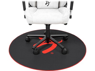 Arozzi Zona Hard Floor Chair Mat, Black/Red (AZ-ZONA-PAD-BR)