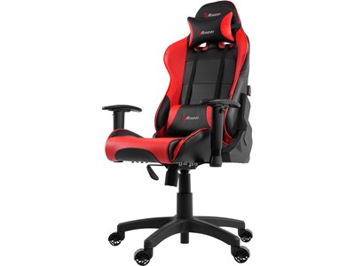 Arozzi Verona Junior Polyurethane Ergonomic Racing Gaming Chair, Black/Red (VERONA-JR-RED)