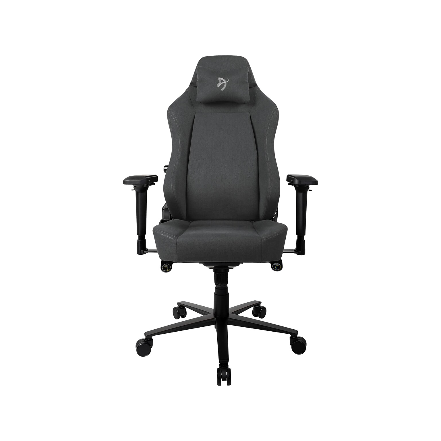 Arozzi Primo Woven Fabric Ergonomic Racing Gaming Chair, Black/Gray (PRIMO-WF-BKGY)