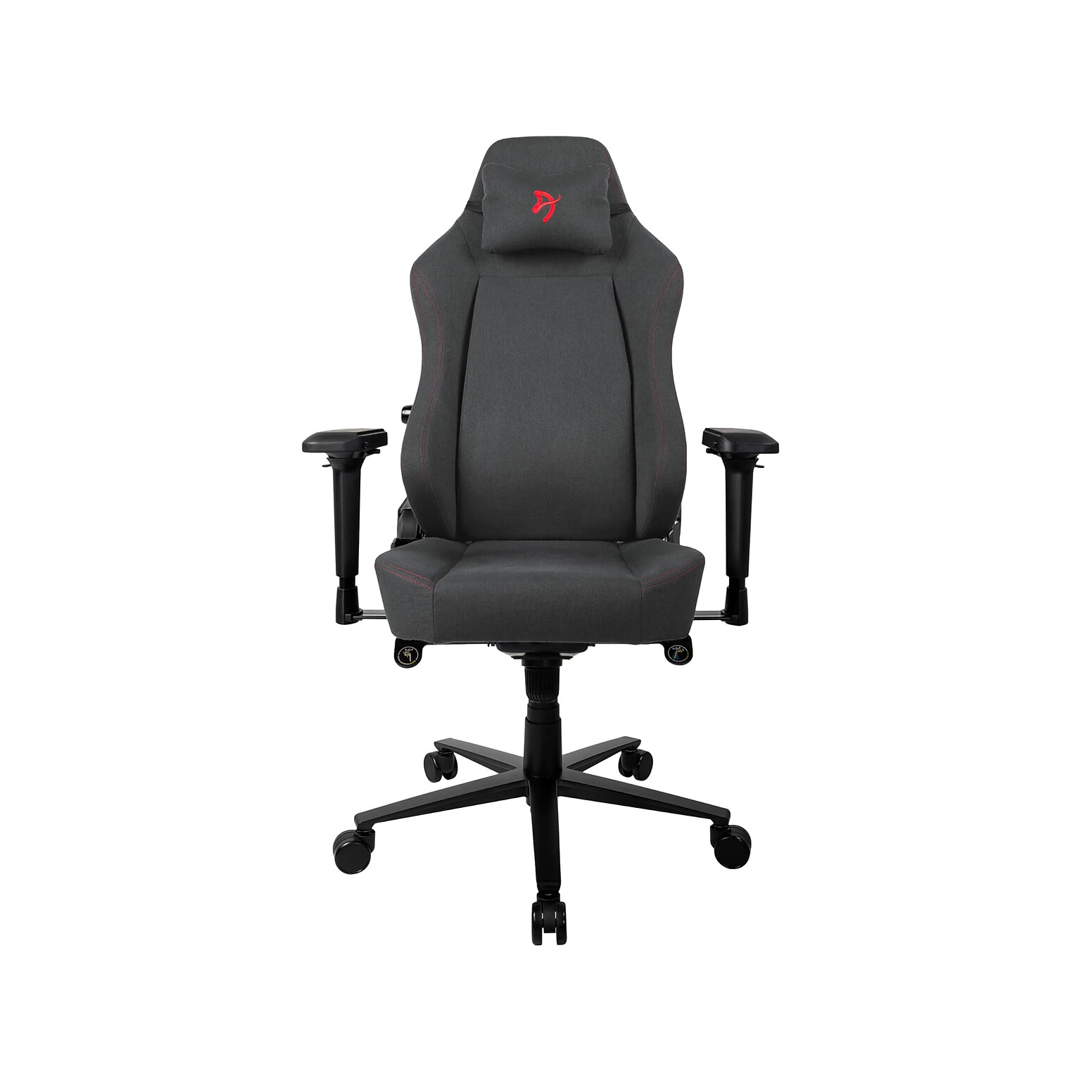 Arozzi Primo Woven Fabric Ergonomic Racing Gaming Chair, Black/Red (PRIMO-WF-BKRD)