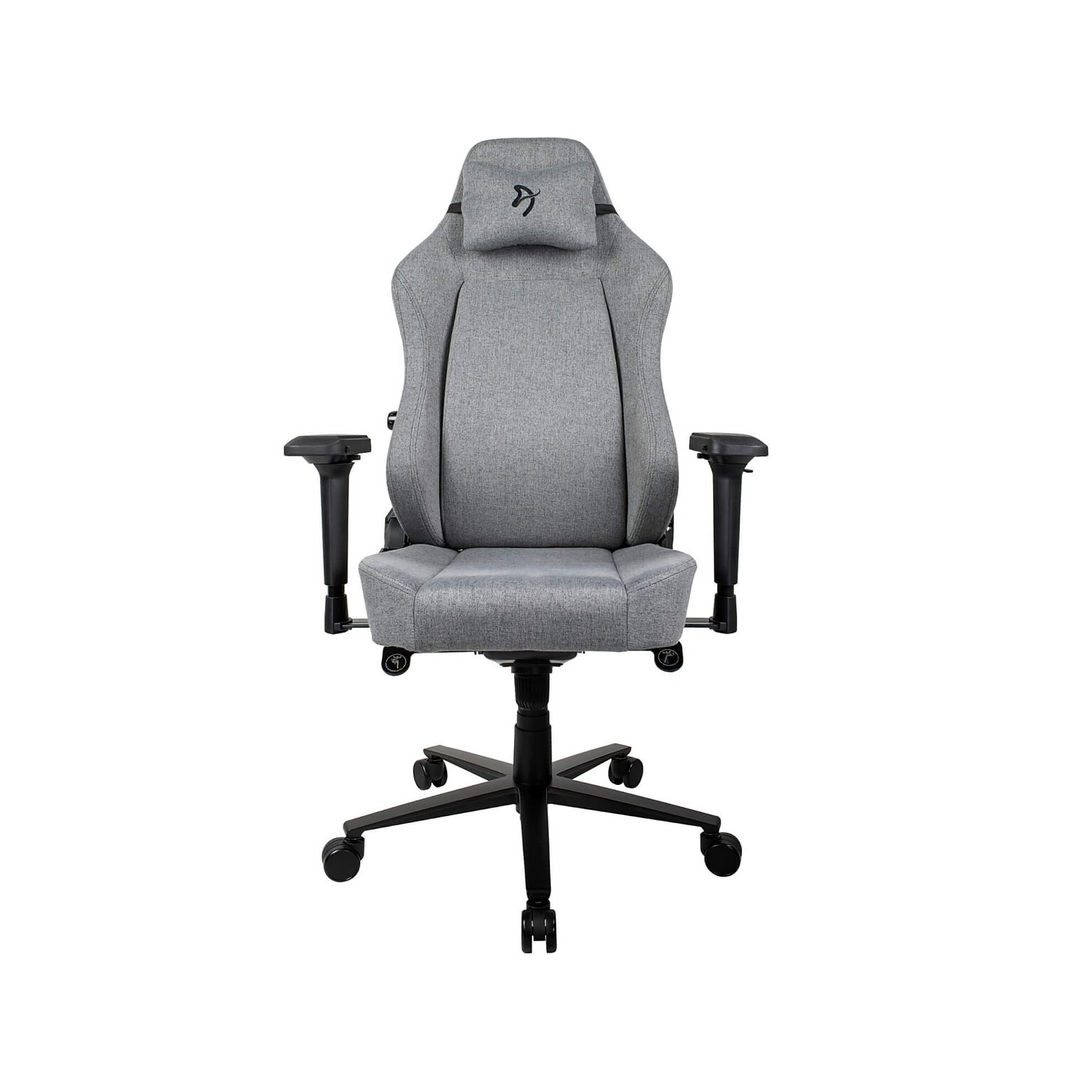 Arozzi Primo Woven Fabric Ergonomic Racing Gaming Chair, Gray/Black (PRIMO-WF-GYBK)