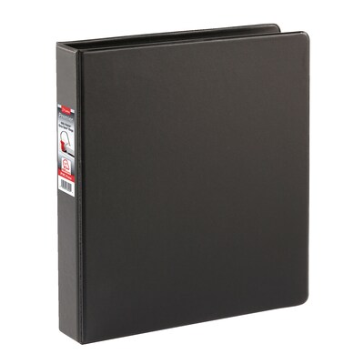 Cardinal EasyOpen Heavy Duty 1 1/2 3-Ring Non-View Binders, D-Ring, Black (18722)