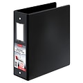 Cardinal Heavy Duty 3 3-Ring Non-View Binders, Black (18842)