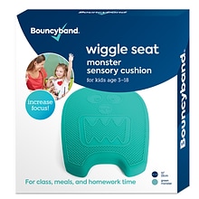 Bouncy Bands Monster Sensory Wiggle Seat, Mint (BBAWSSMOGR)