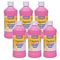 Handy Art Little Masters Washable Tempera Paint, Pink, 16oz., 6/Pack (RPC211722-6)