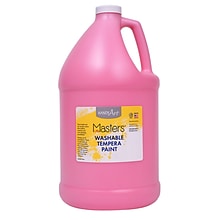 Handy Art Little Masters Washable Tempera Paint, Pink, Gallon (RPC214722)