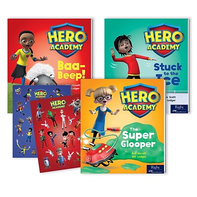 Hero Academy Parent Pack, Grades 1-2  (490L-510L), Paperback (9780358177500)