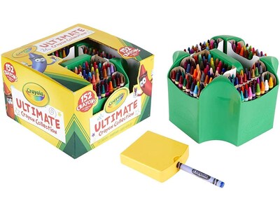 Crayola Crayons 52-0064 Crayons Assorted Colors 64 Count Built-In Sharpener  NEW