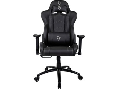 Arozzi Inizio Polyurethane Racing Gaming Chair, Black/Gray (INIZIO-PU-BKGY)