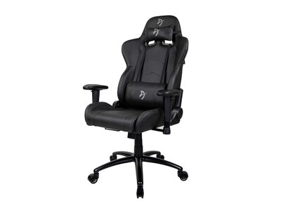 Arozzi Inizio Polyurethane Racing Gaming Chair, Black/Gray (INIZIO-PU-BKGY)