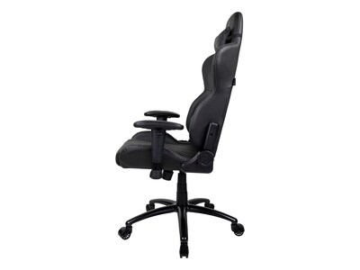 Arozzi Inizio Polyurethane Racing Gaming Chair, Black/Gray (INIZIO-PU-BKGY)
